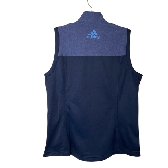 Adidas Womens Go To Full Zip Golf Vest XL NWT Blue Activewear Athleisure Sports - Picture 4 of 10